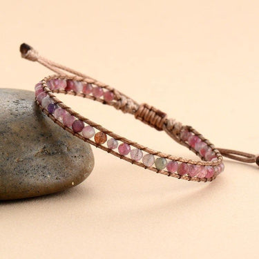 Pink Tourmaline Love Boho Bracelet-Your Soul Place
